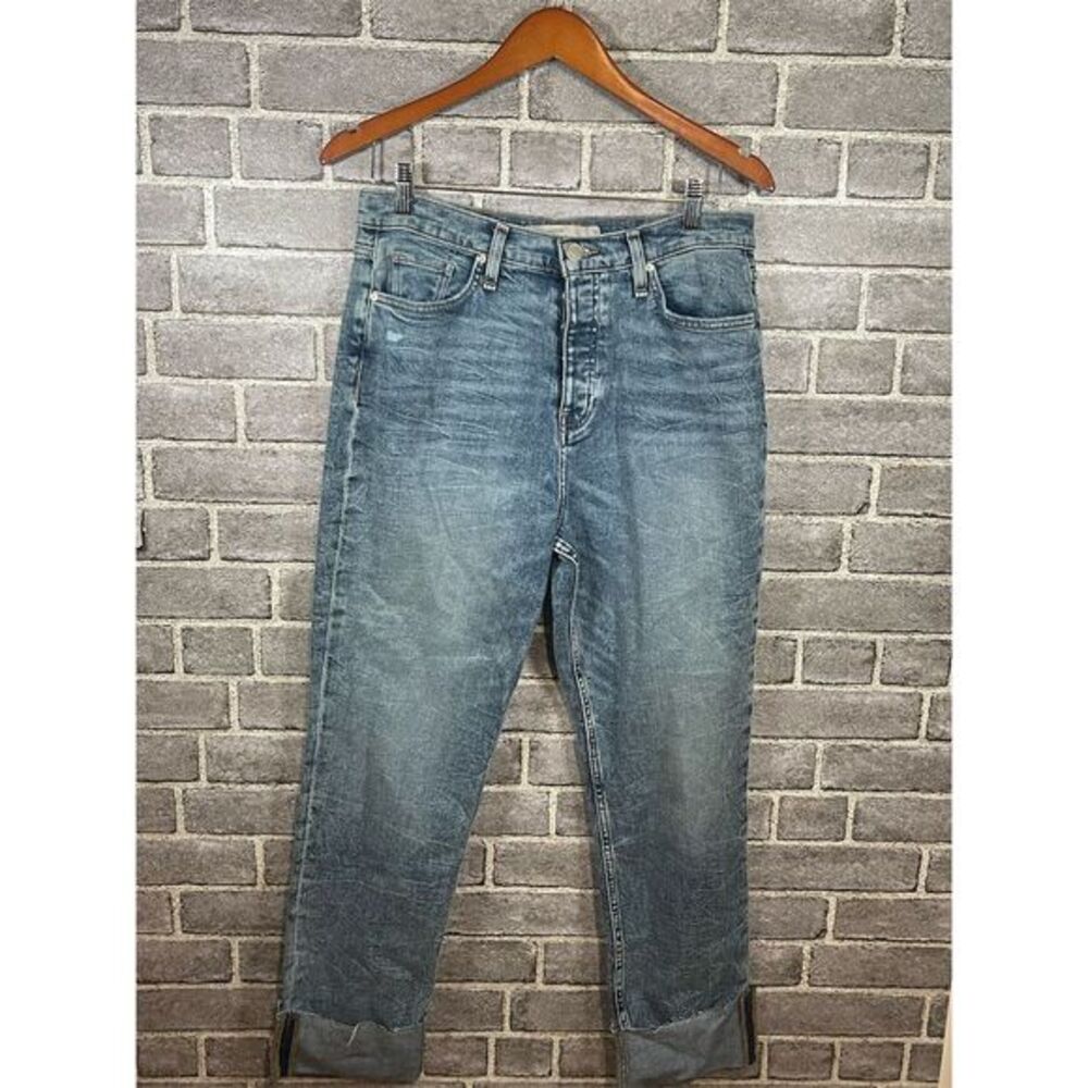 High Rise Button Fly Denim Jeans